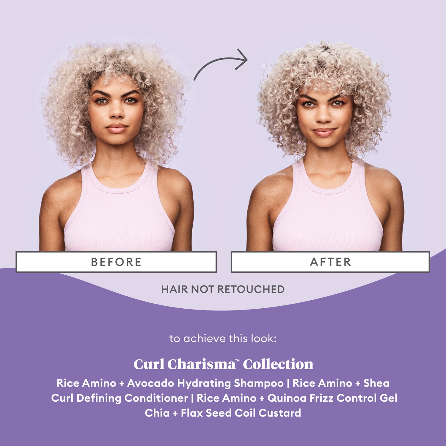 CURL CHARISMA&trade; RICE AMINO + QUINOA FRIZZ CONTROL GEL  (GEL DE ARROZ AMINO + QUINOA FRIZZ)